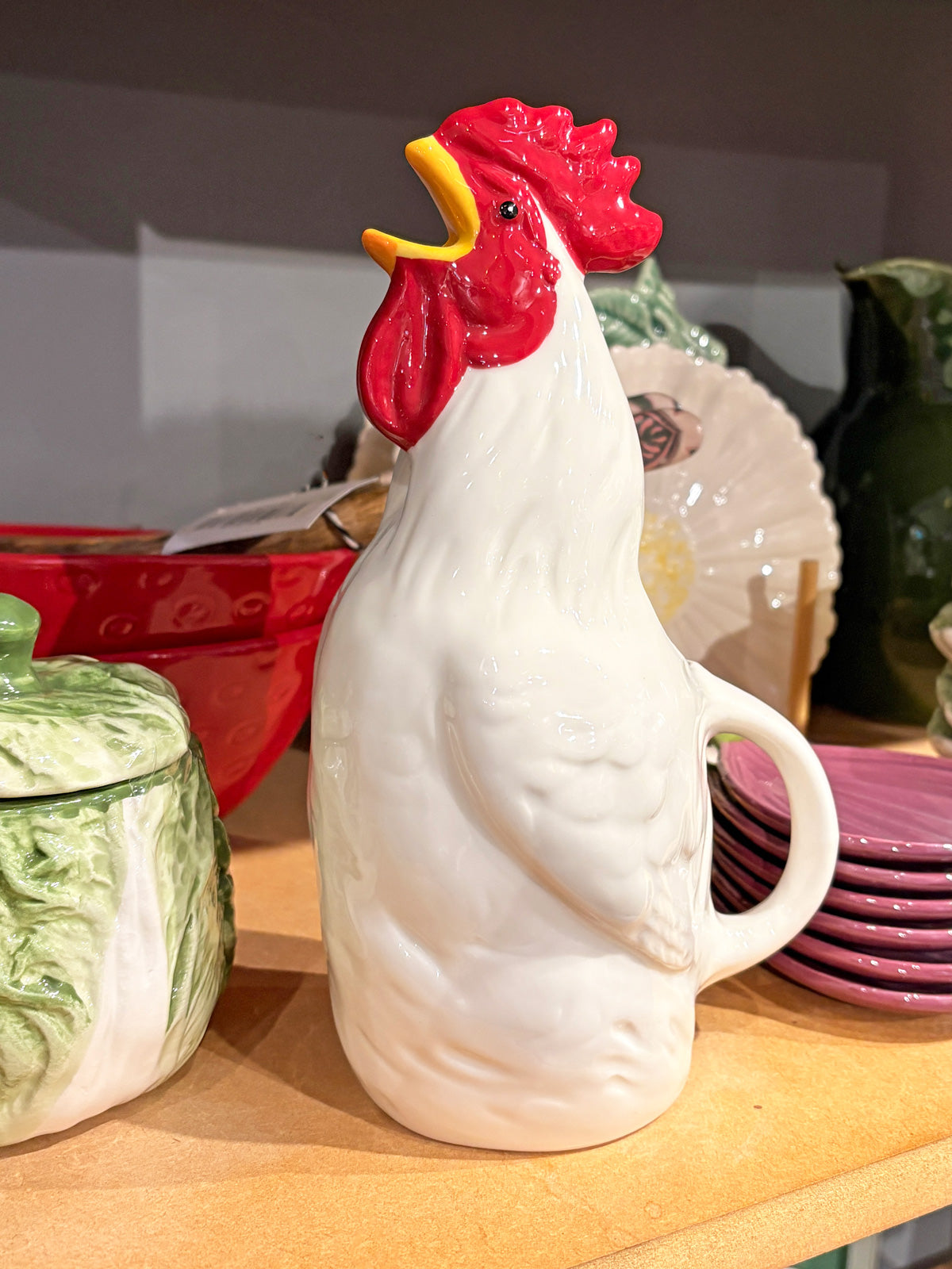 Rooster Shaped Jug Pitcher