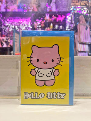 Greeting Card - Hello Titty