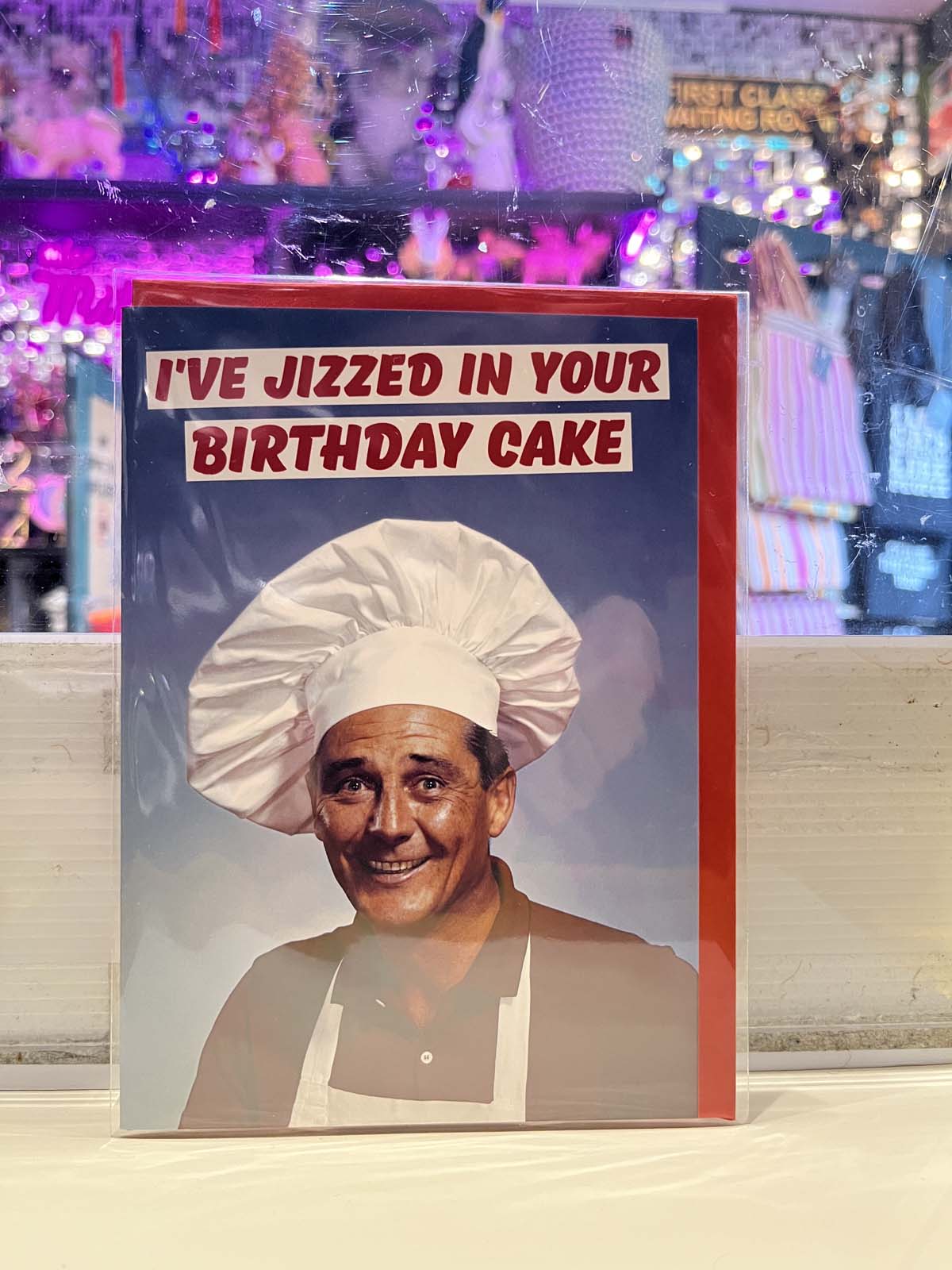 Greeting Card - I’ve Jizzed In Your Birthday Cake