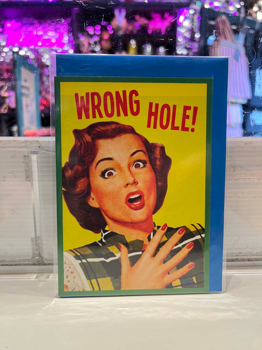 Greeting Card - Wrong Hole