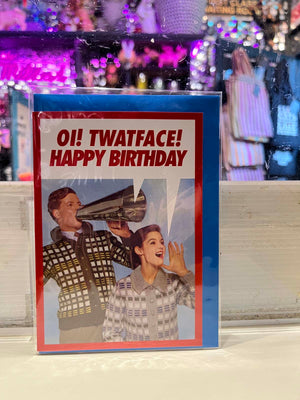 Greeting Card - Twat Face Happy Birthday