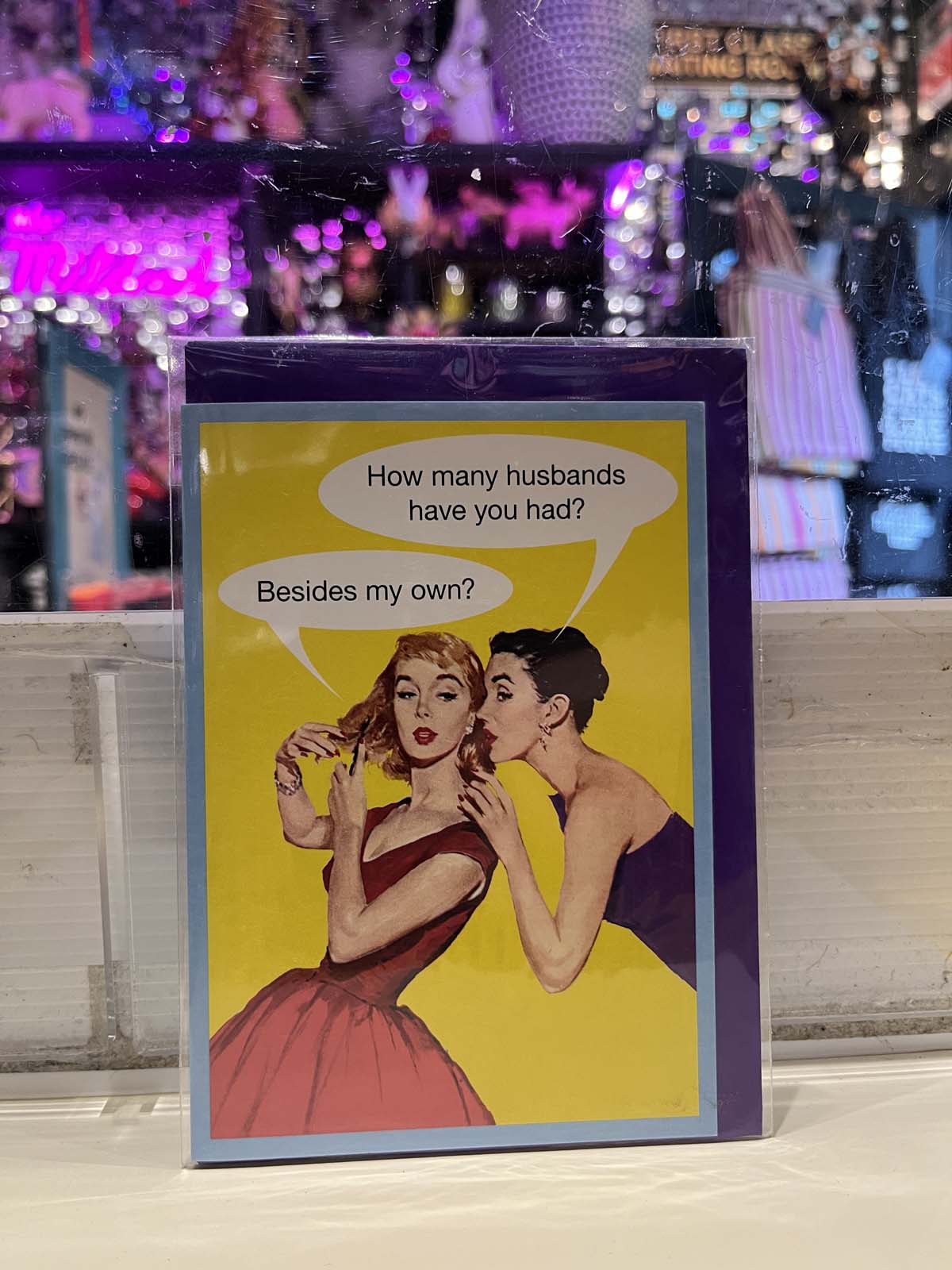 Greeting Card - How Many Husbands Have You Had