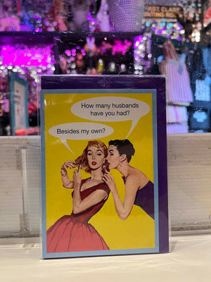 Greeting Card - How Many Husbands Have You Had