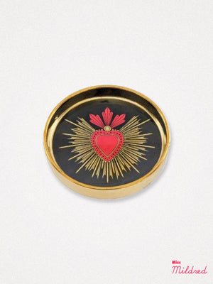 Round Trinket Dish -Sacred Heart