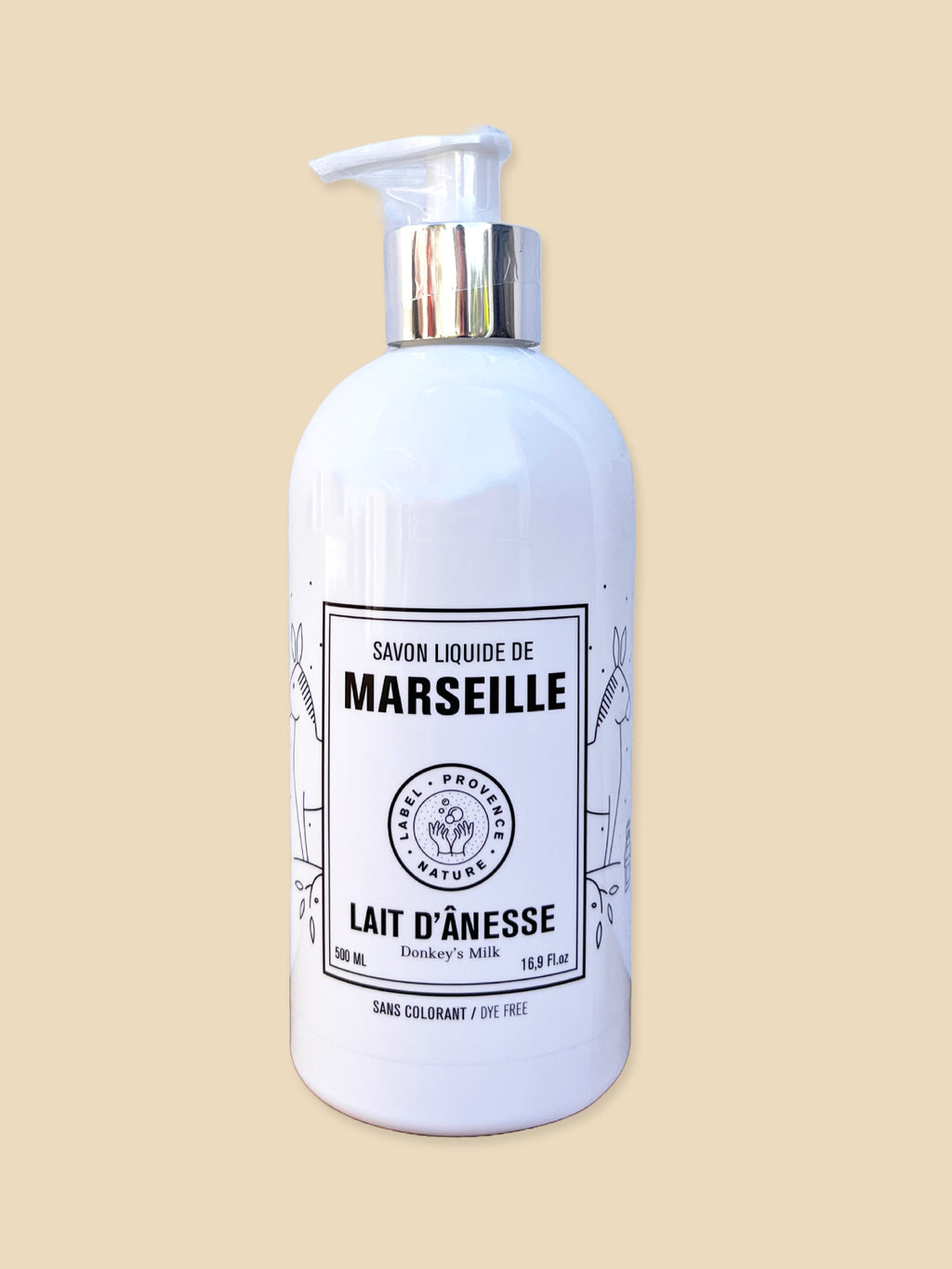 Organic Donkey Milk Marseille Liquid Hand and Body Soap 500ML