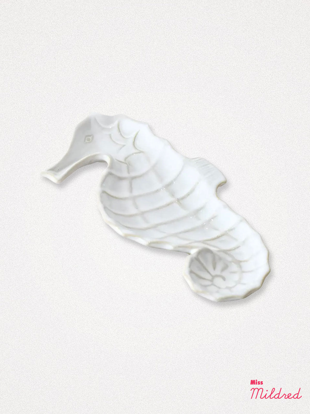 Ceramic Seahorse Shaped Trinket Dish