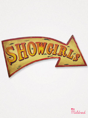 Circus Style Wall Decoration - Showgirls