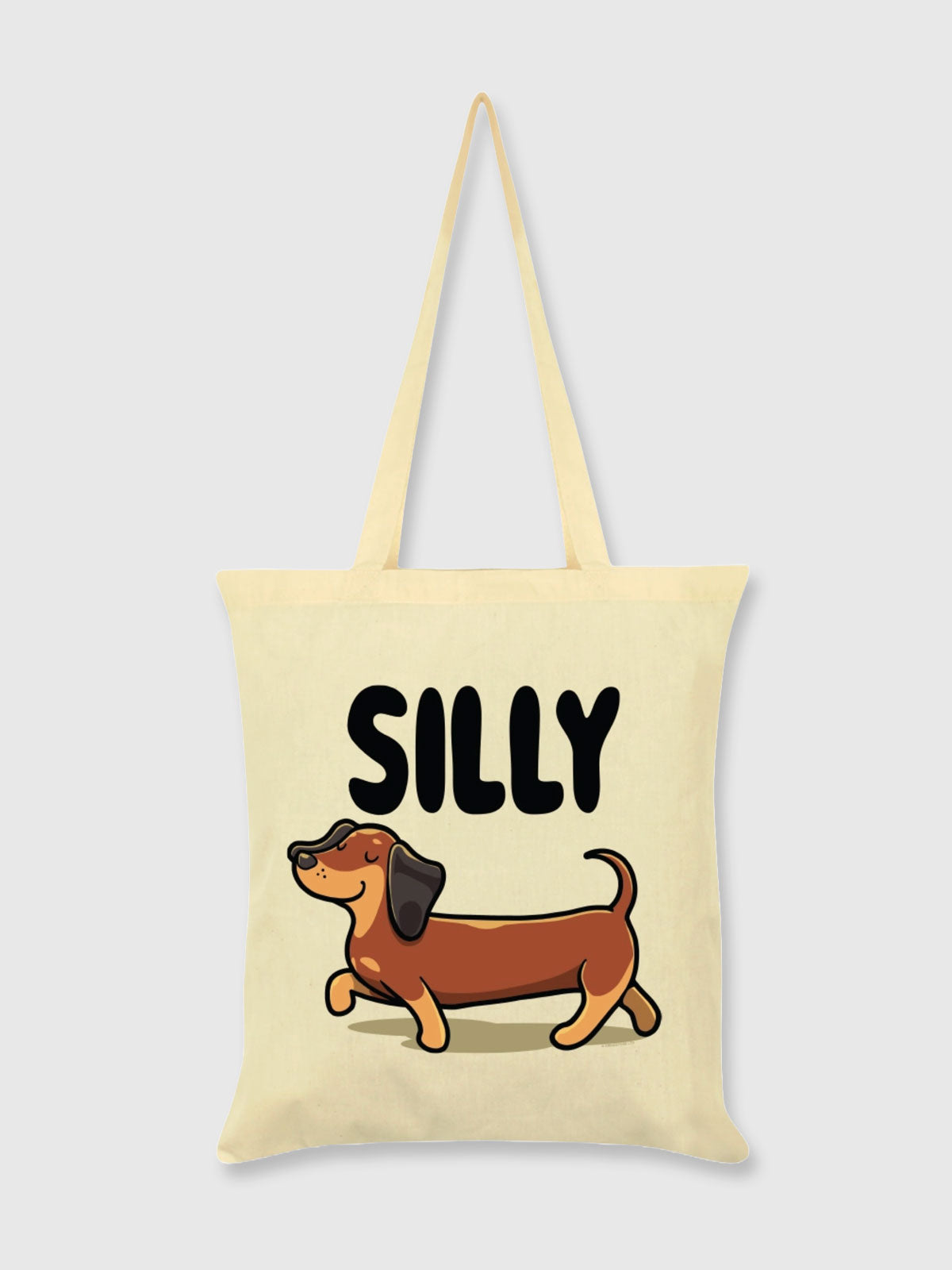 Silly Sausage Dog - Tote Bag - Natural
