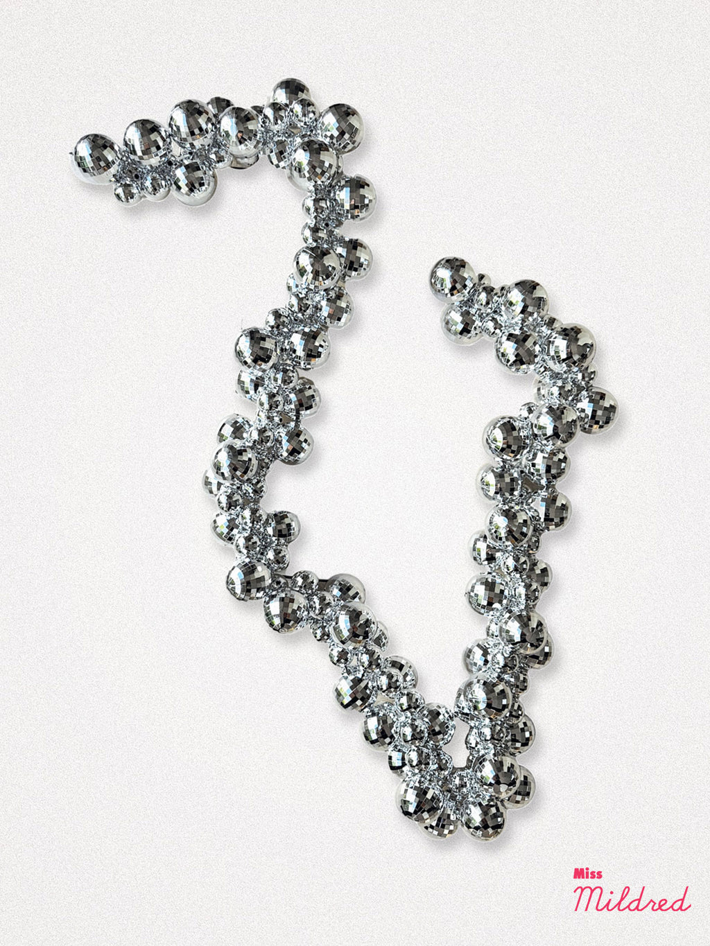 Silver Disco Bauble Garland - 180cm