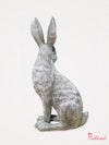 Silver Hare / Rabbit Statue - 36cm