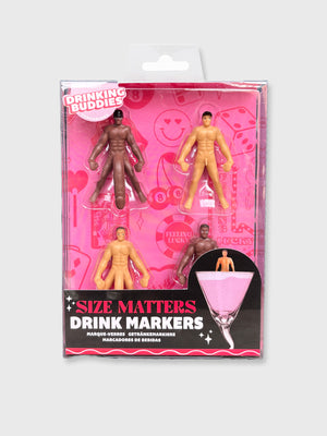 Cheeky Male Willy Drink Hanging Markers