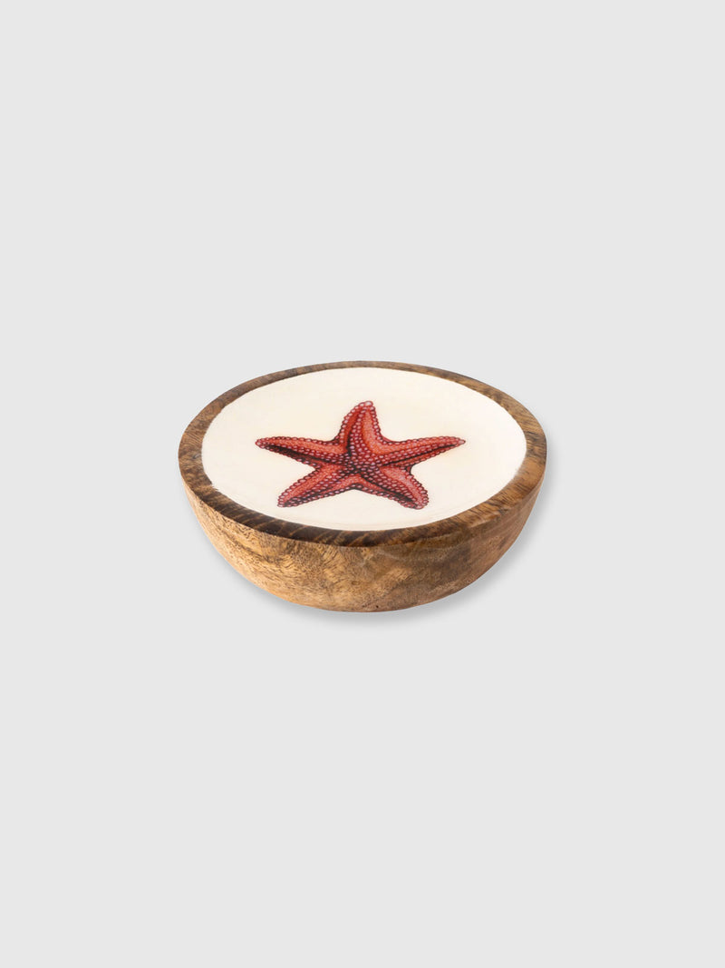 Wooden Tapas Bowl 13cm - Starfish