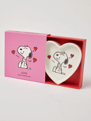 Peanuts Trinket Tray - Snoopy Heart Shaped Love