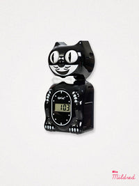 Solar Kit-Cat Clock Digital Alarm Klock – Classic Black