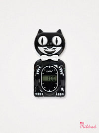 Solar Kit-Cat Clock Digital Alarm Klock – Classic Black