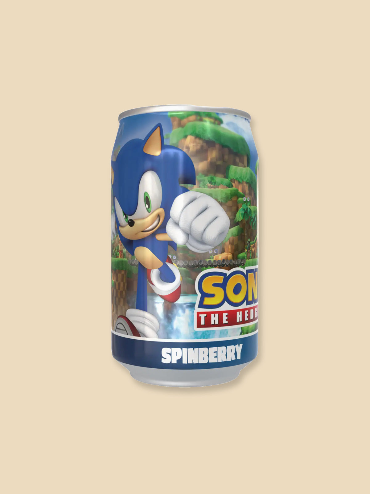 Sonic the Hedgehog Blueberry Flavour Drink Can - 330ml