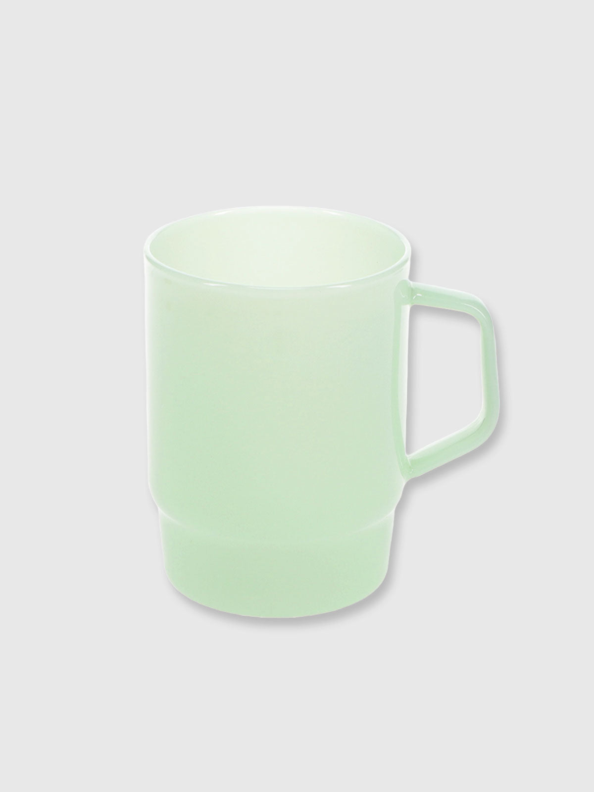 Jade Green Glass Coffee Cup - 280ml