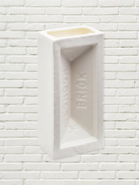 London Brick Vase - White