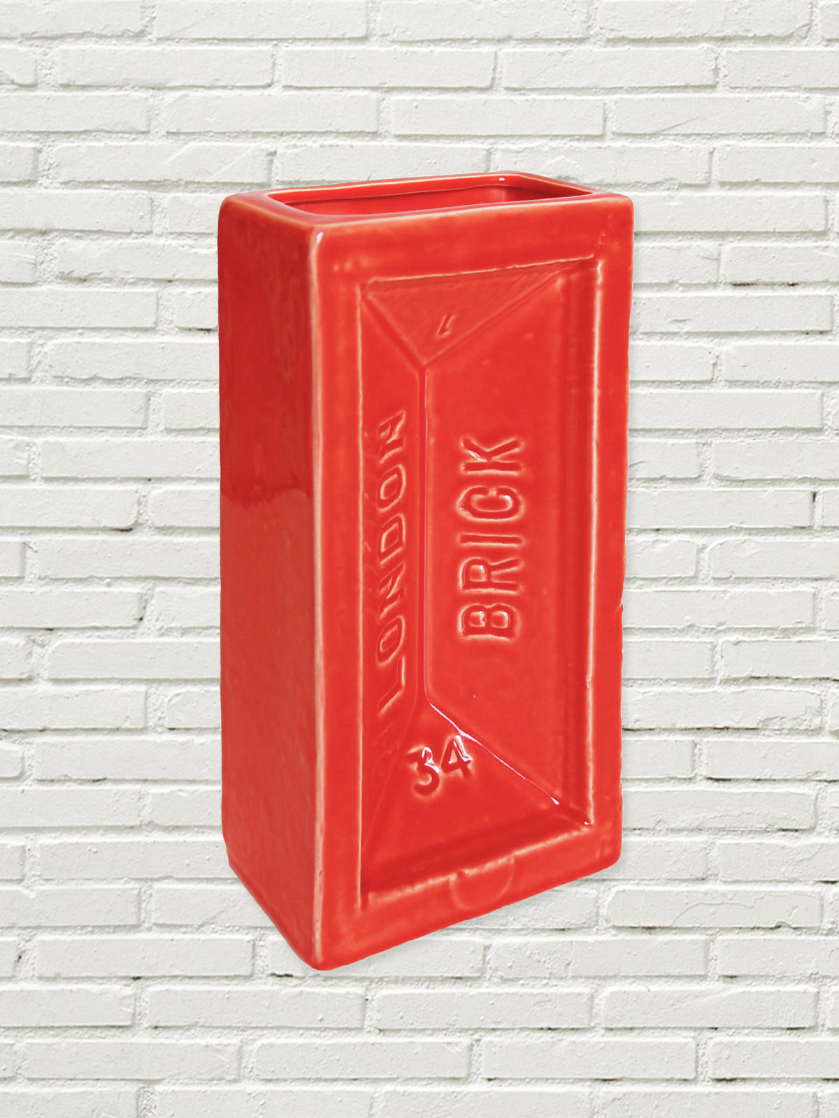 London Brick Vase - Orange