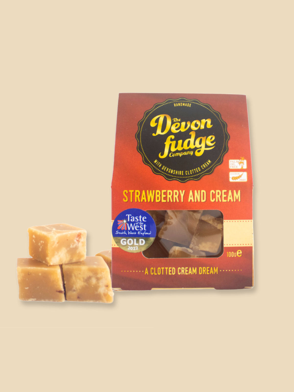 Devon Fudge - Strawberries and Cream Flavour