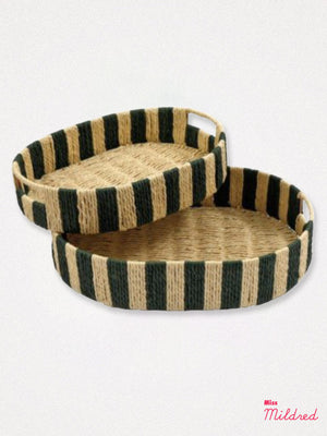 Woven Striped Cabana Tray - Small or Large