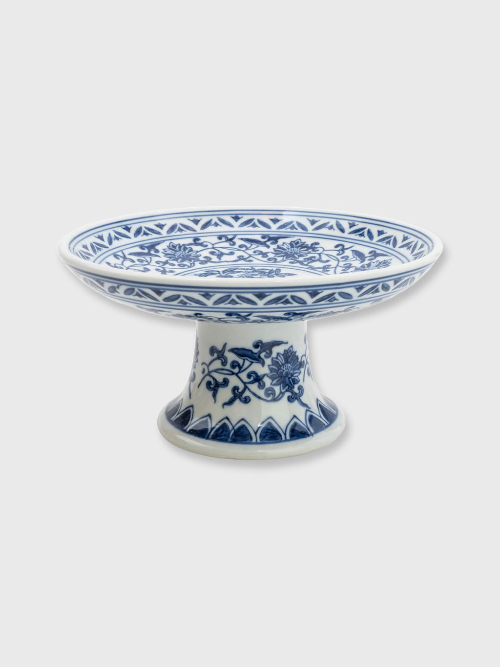 Sumatra Blue & White Cake Stand - 21cm