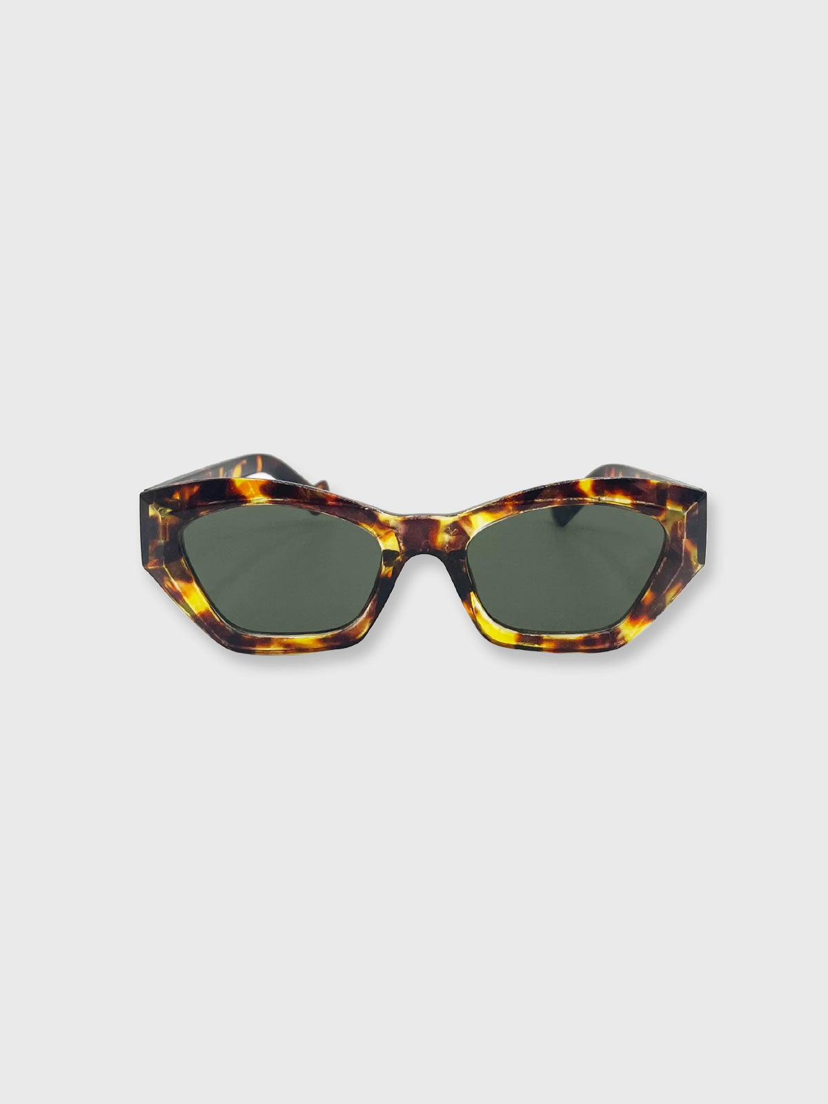 Sunglasses Angular Cat Eye - Tortoiseshell