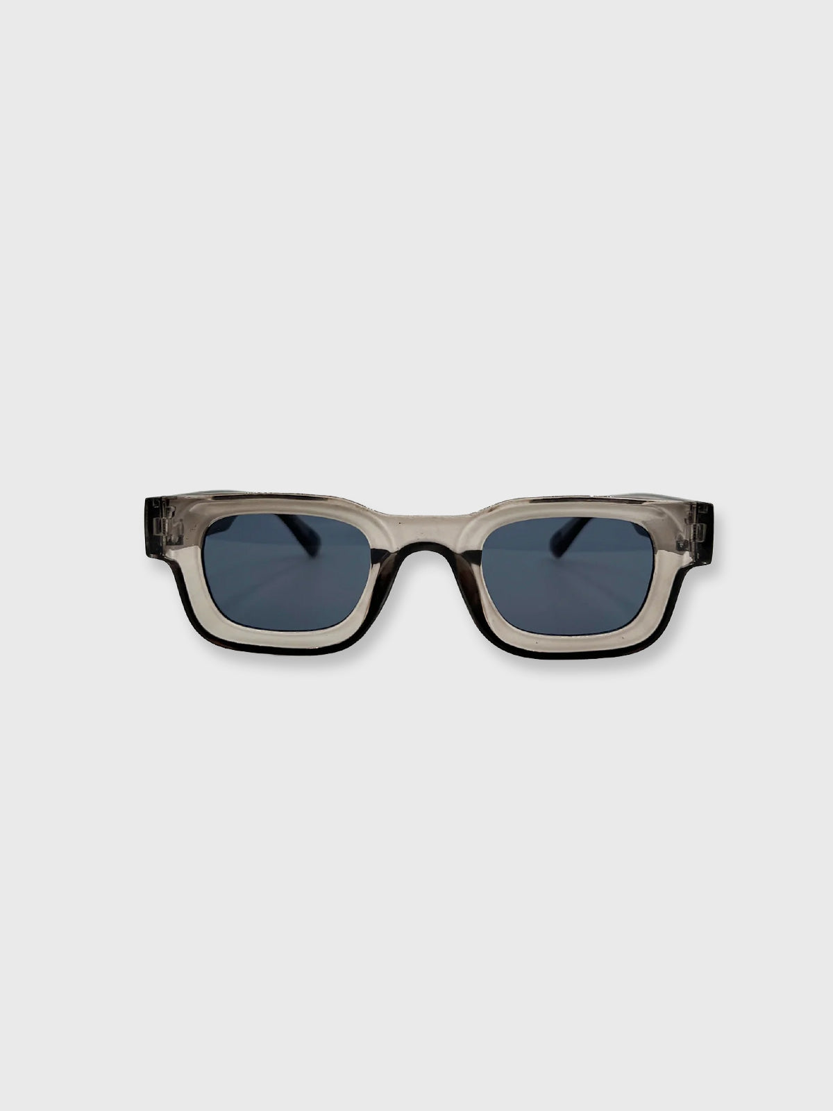 Sunglasses Chunky Square Frame - Clear Black
