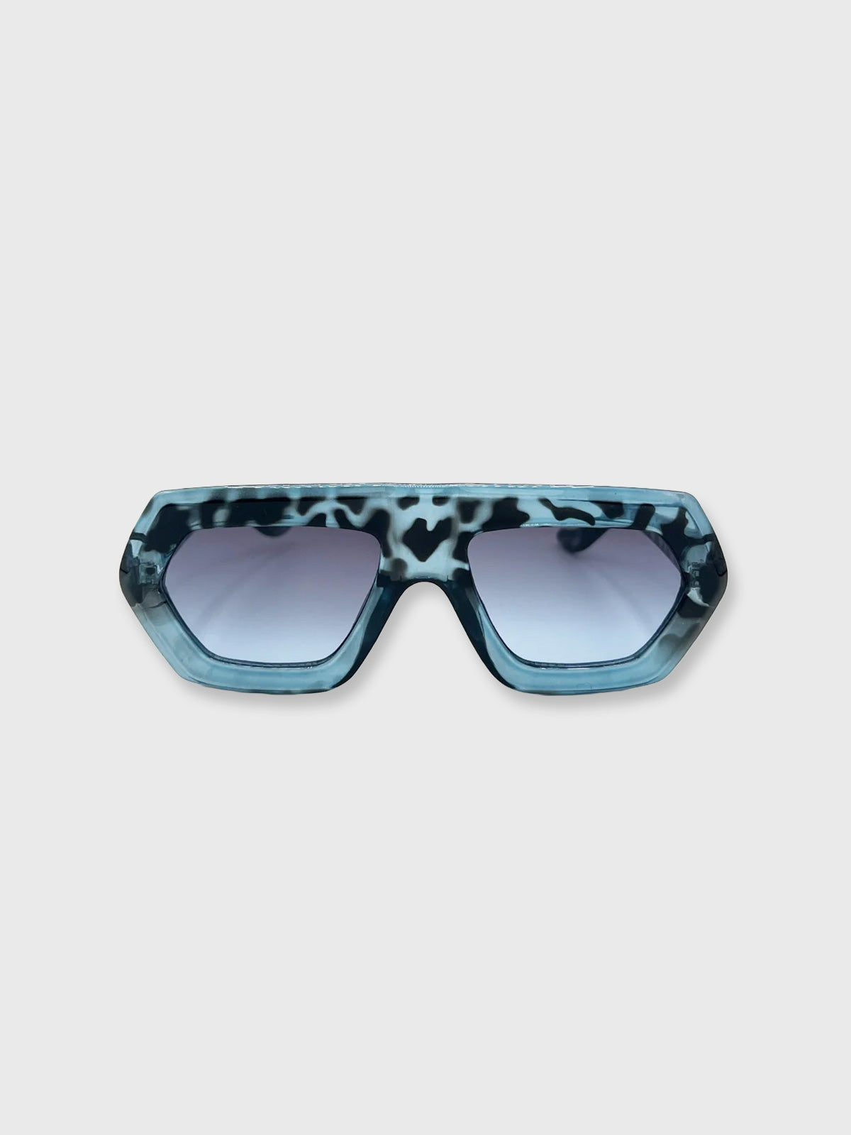 Sunglasses Cross-Border Flat - Blue Leopard