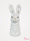 Light Grey Rabbit Head Ceramic Vase