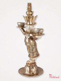 Large Alice Rabbit Tea Party Statue Figure