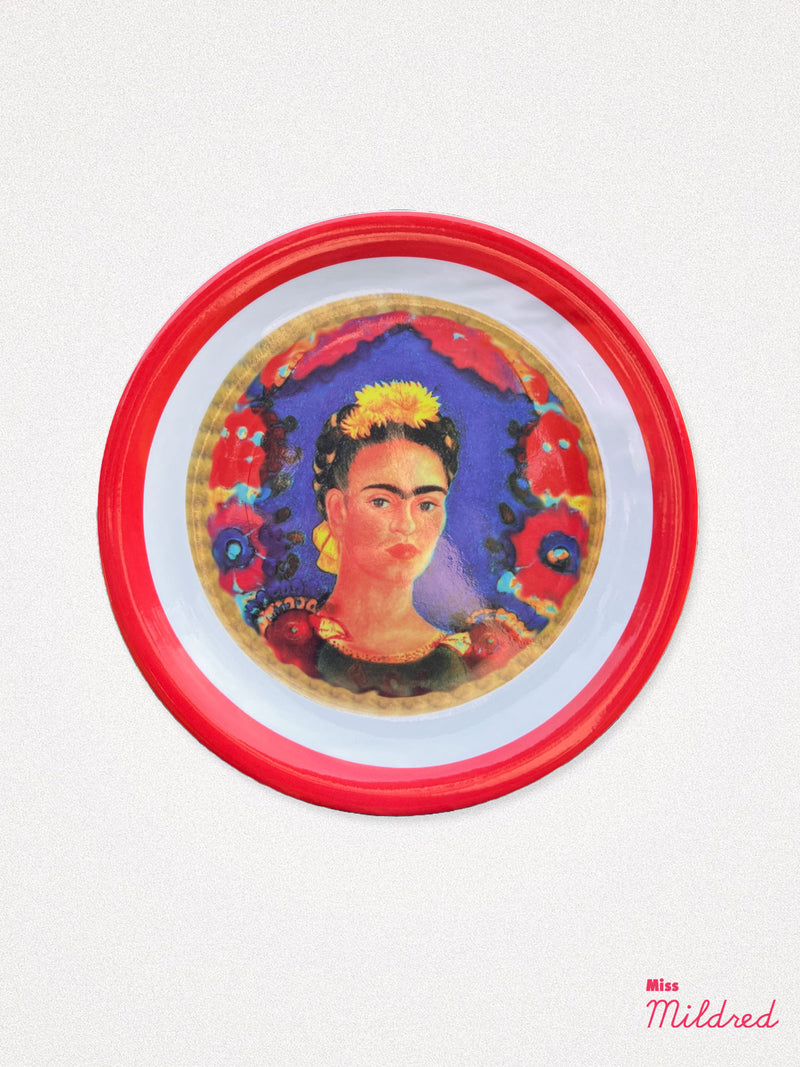 The Frame By Frida Khalo - Plate