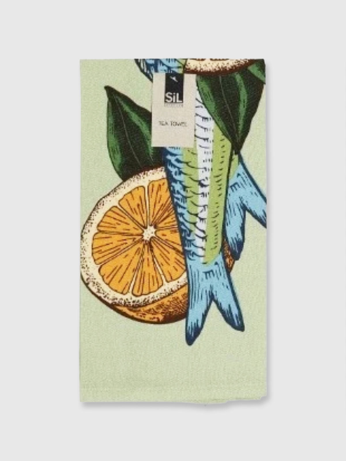 Tinned Fish Tea Towel - Anchovies