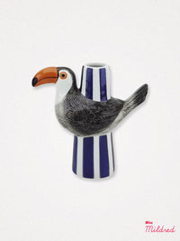 Quirky Ceramic Toucan Shaped Vase