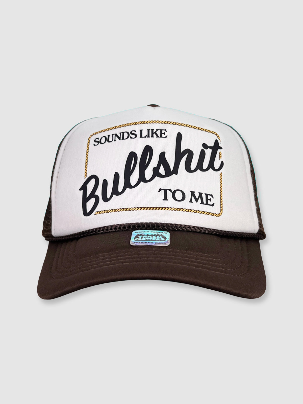 Trucker Logo Hat / Cap - Sounds Like Bullshit To Me
