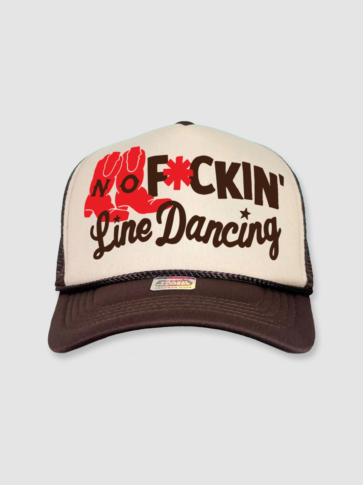 Trucker Logo Slogan Hat / Cap - No F*cking Line Dancing
