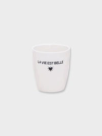 French Cafe Coffee Cup - La Vie est Belle