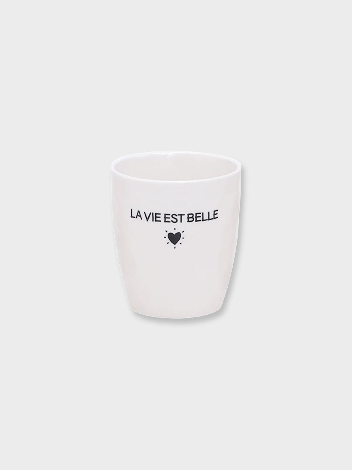French Cafe Coffee Cup - La Vie est Belle