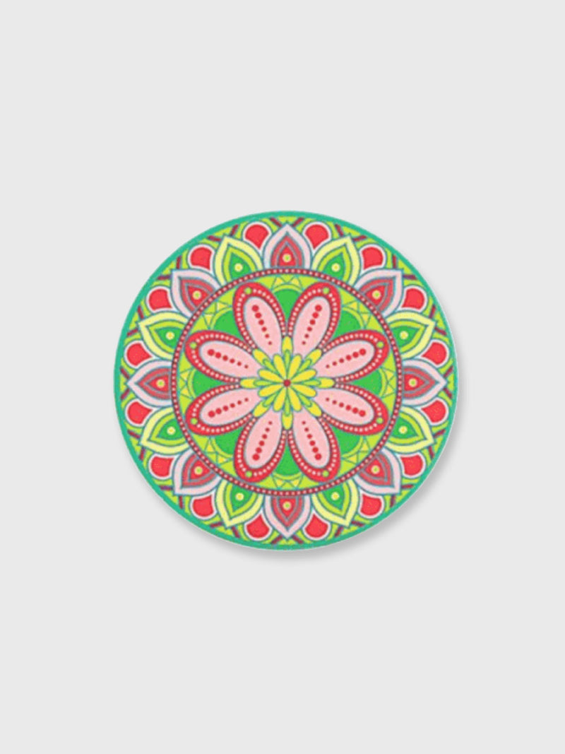 Tuscany Ceramic Round Coaster - Green