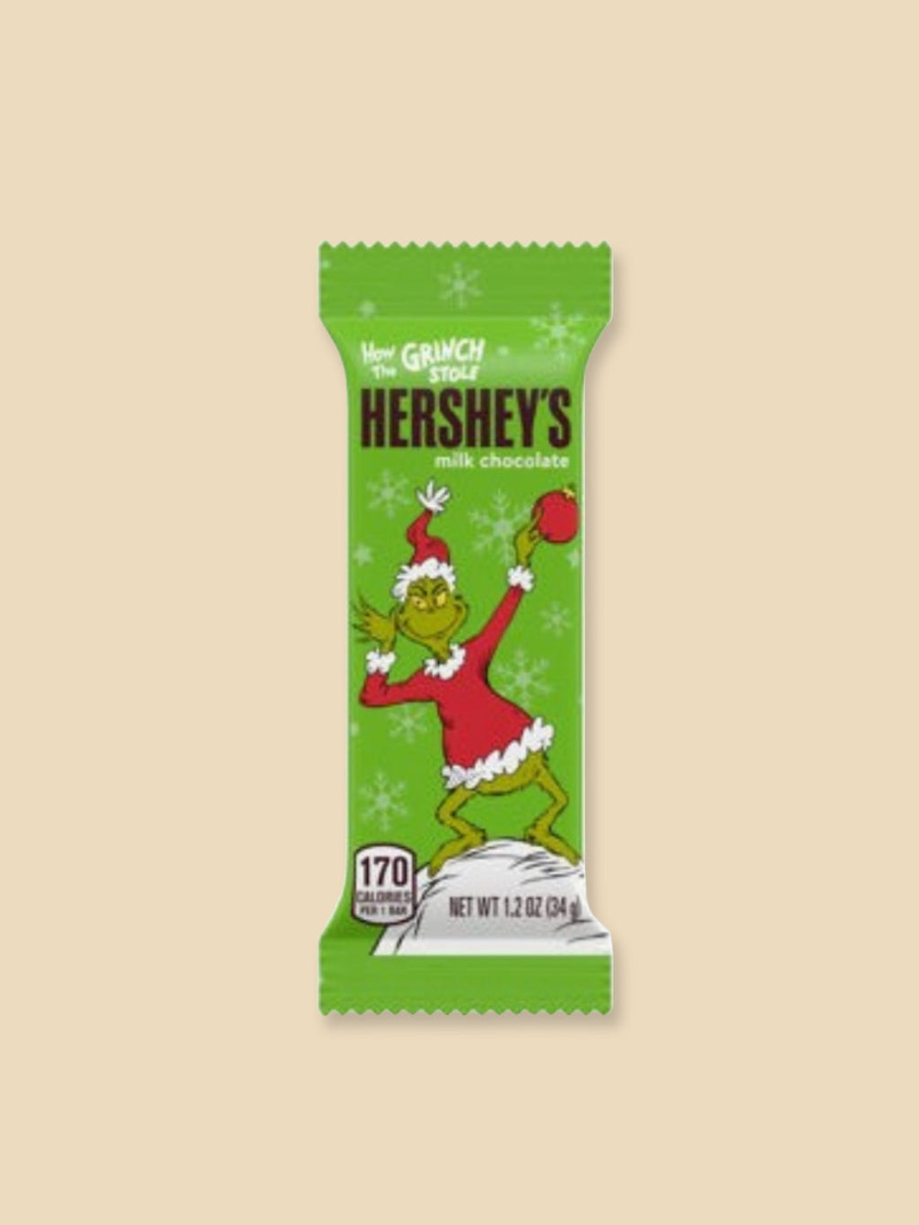 Hershey's How the Grinch Stole Chocolate Bar USA Import - 34g