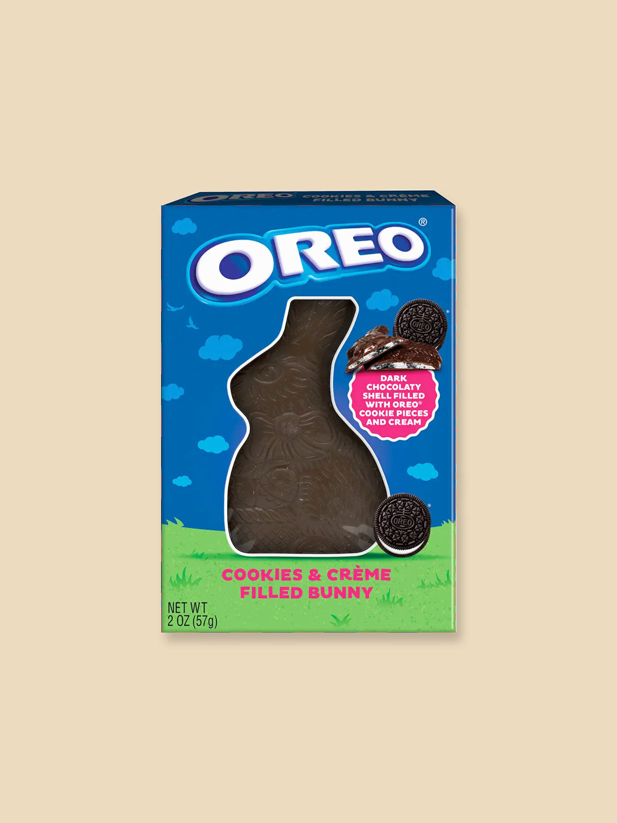 Oreo Crème Filled Rabbit Chocolate Bar - 57g