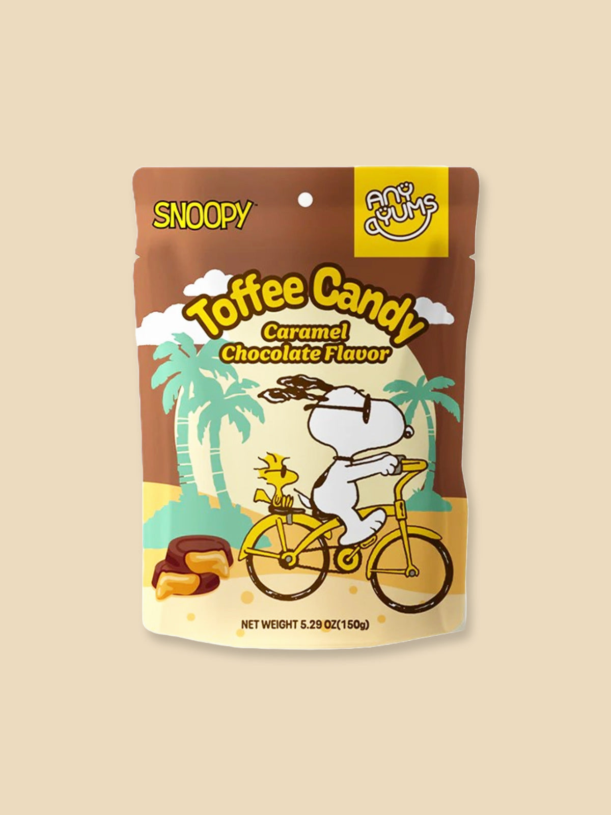 Peanuts Snoopy Toffee Caramel Candy Sweets - 150g
