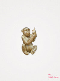 Up Yours Finger Monkey - Gold