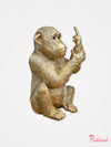 Up Yours Finger Monkey Large - Gold
