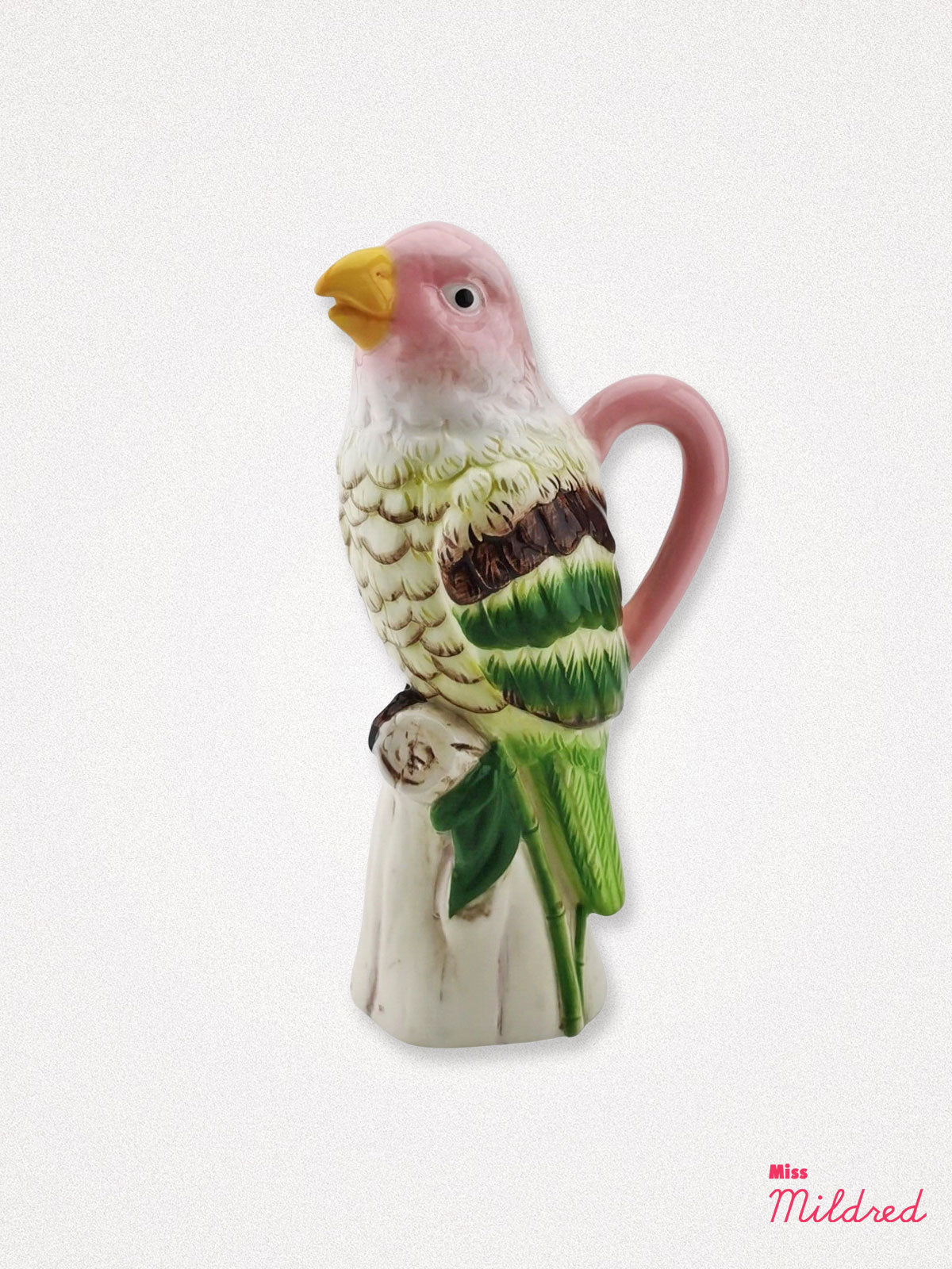 Ceramic Exotic Bird Vase