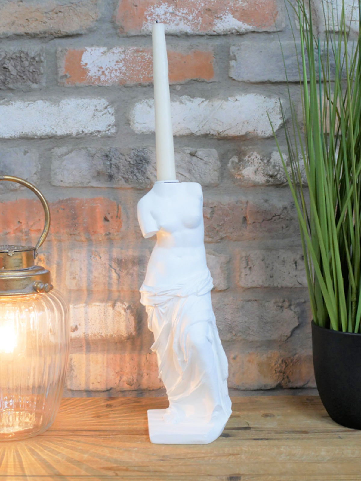Greco Roman Venus Candlestick Holder