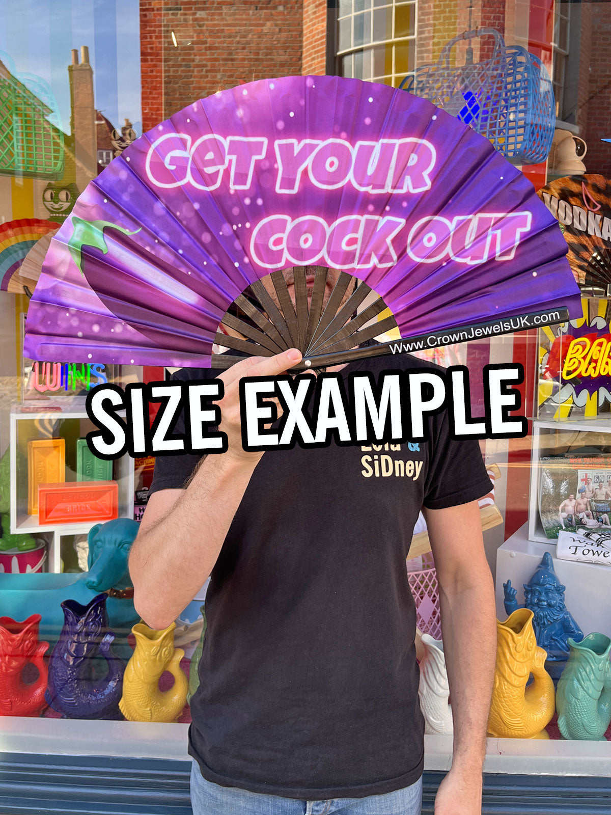 Very Large Hand Fan - Tip A Bitch