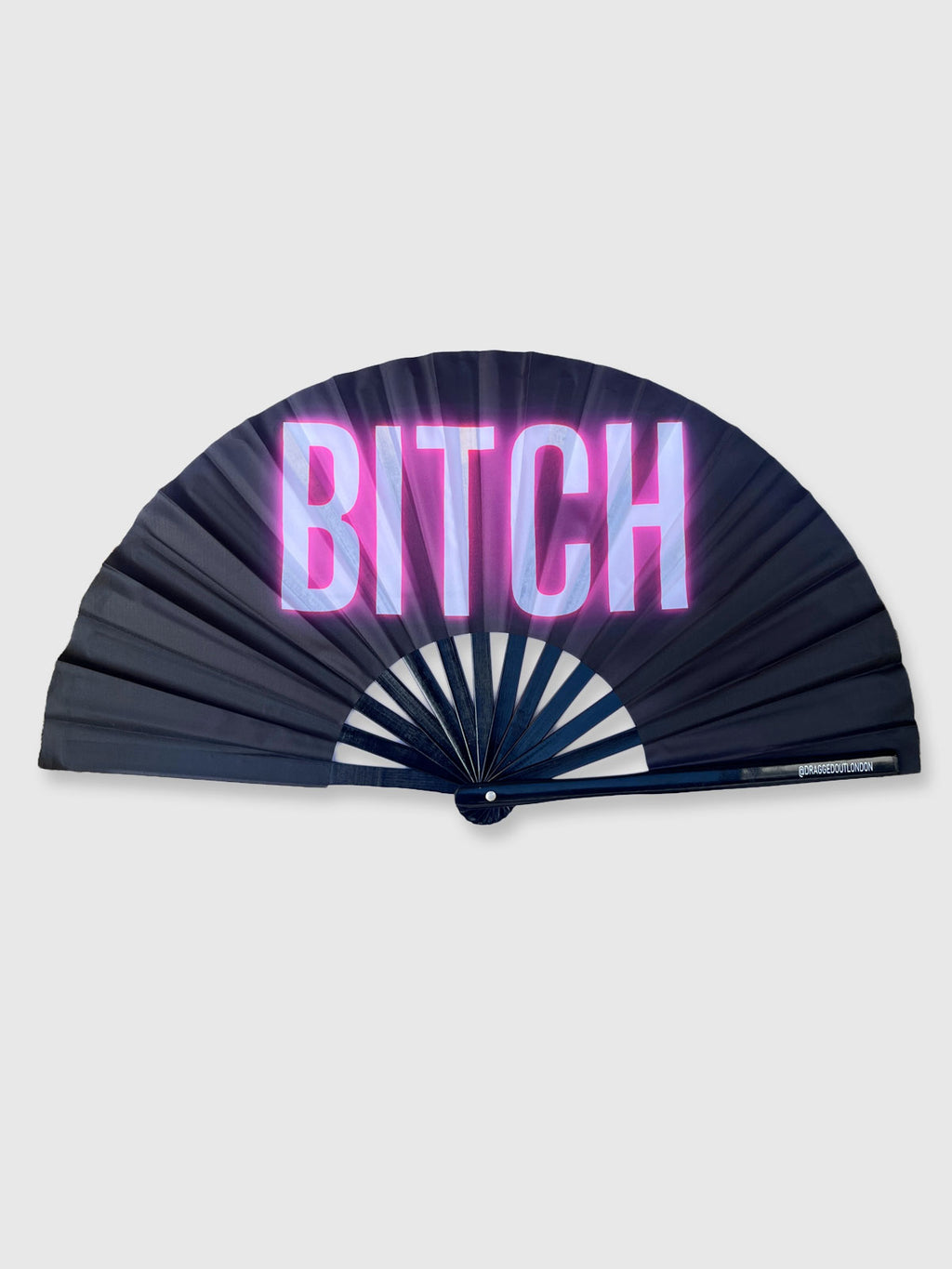 Very Large Hand Fan - Bitch