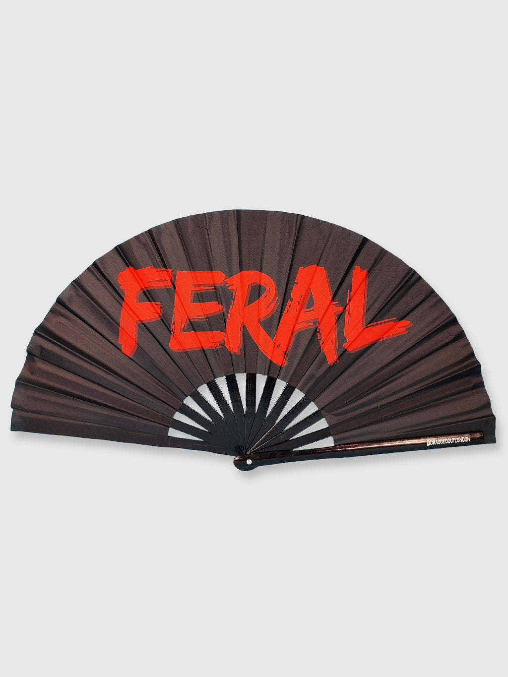 Very Large Hand Fan - Feral