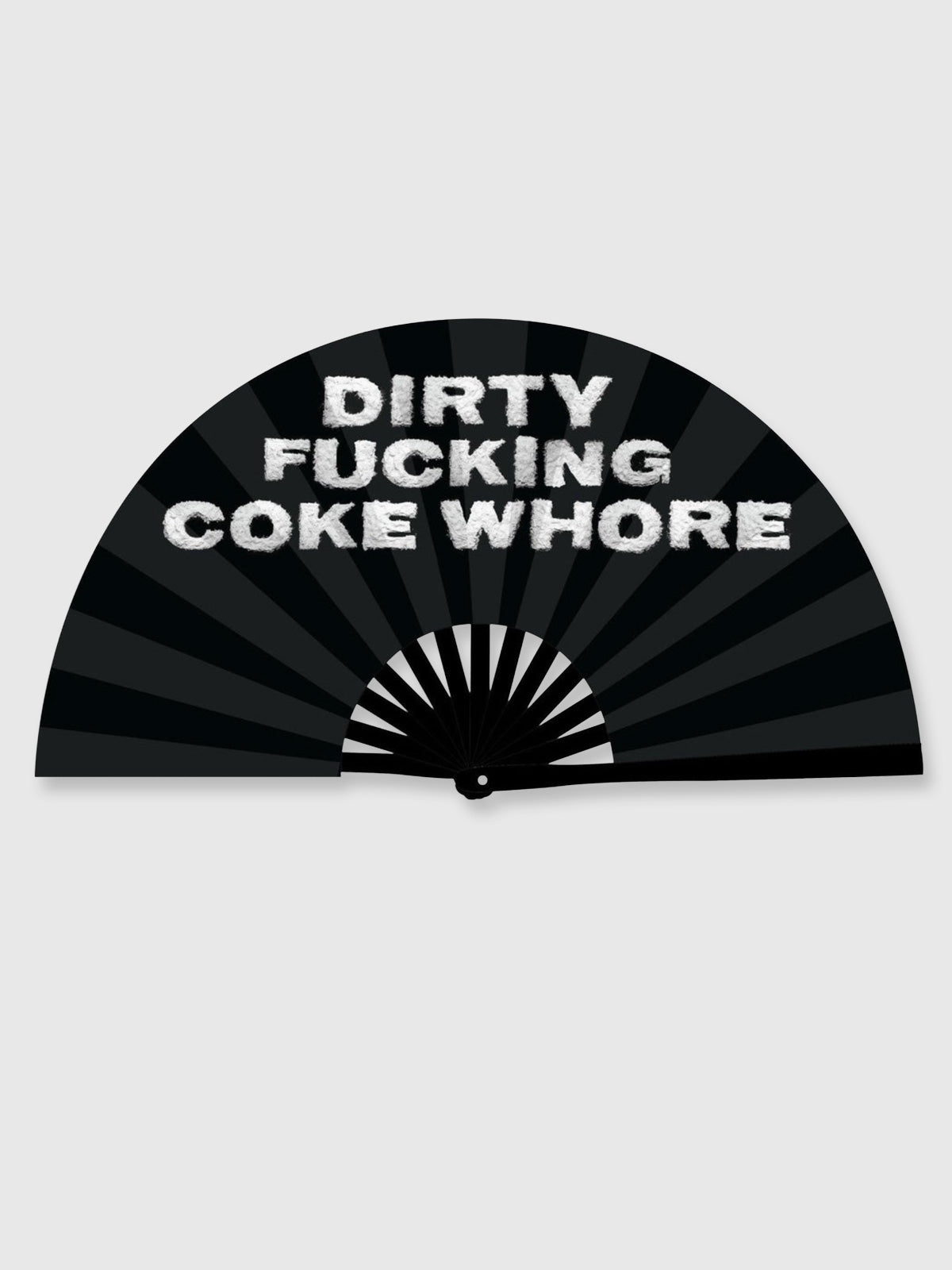 Very Large Festival Hand Fan - Dirty Coke